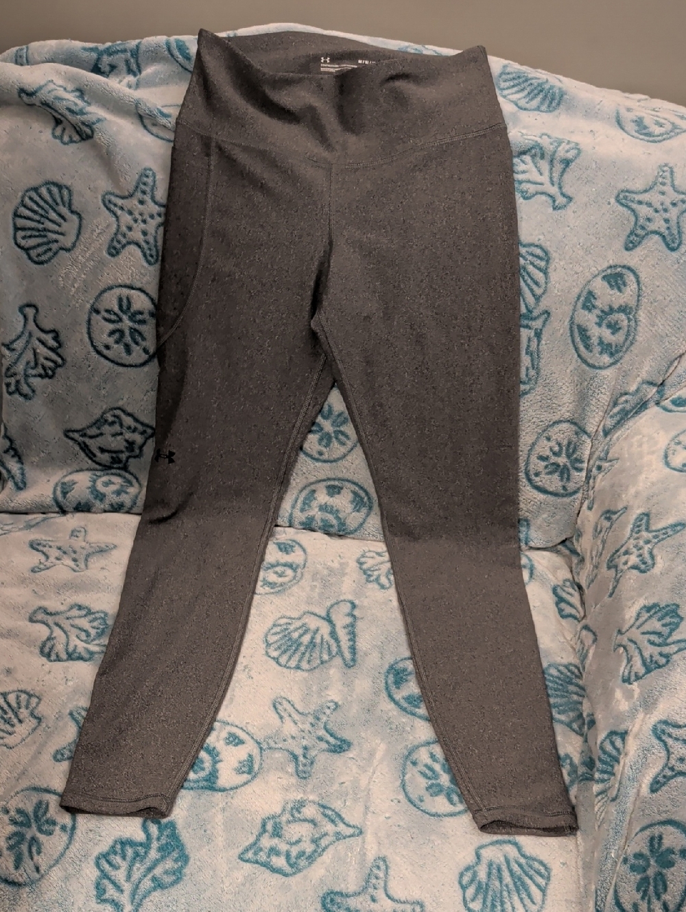 Under Armour Charcoal Gray High-Rise Compression Leggings